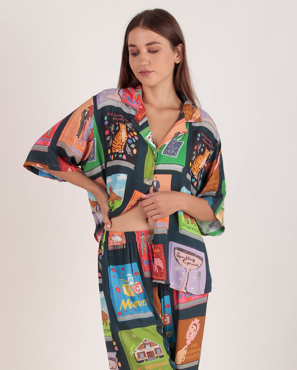 Blue Reads Loungewear set