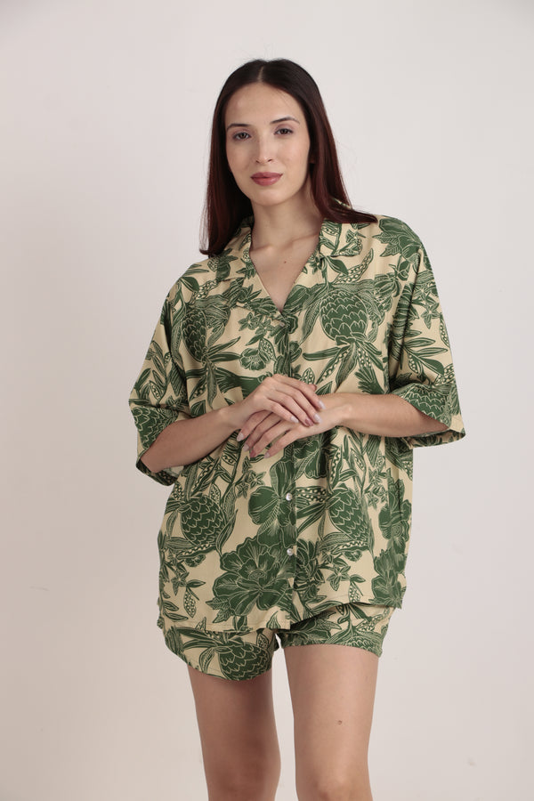 Pineapple Shorts set Loungewear