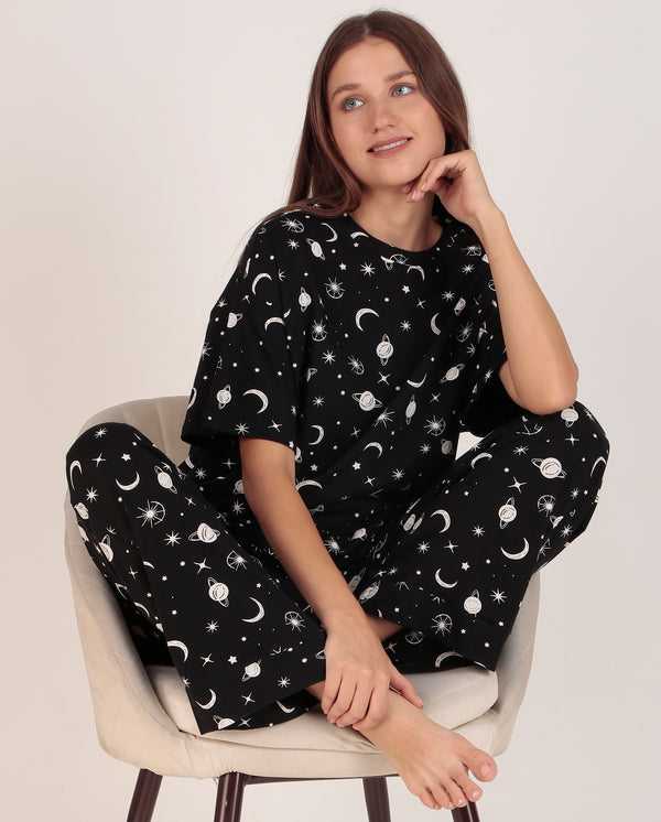 Galaxy Oversized PJ set