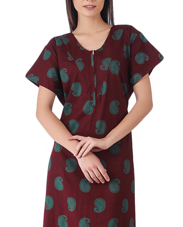 Cotton Batik Print Nighty