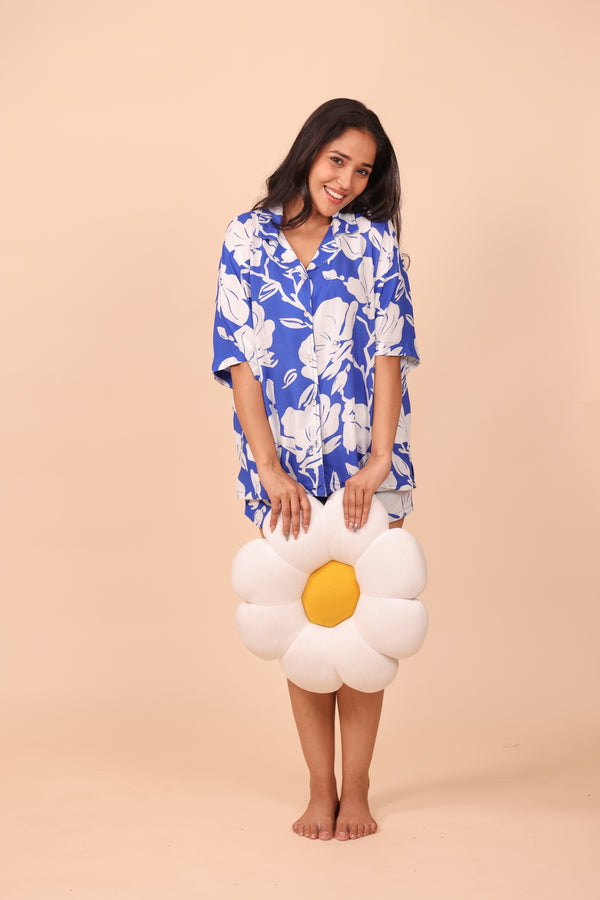 Iris Azure Shorts set Loungewear