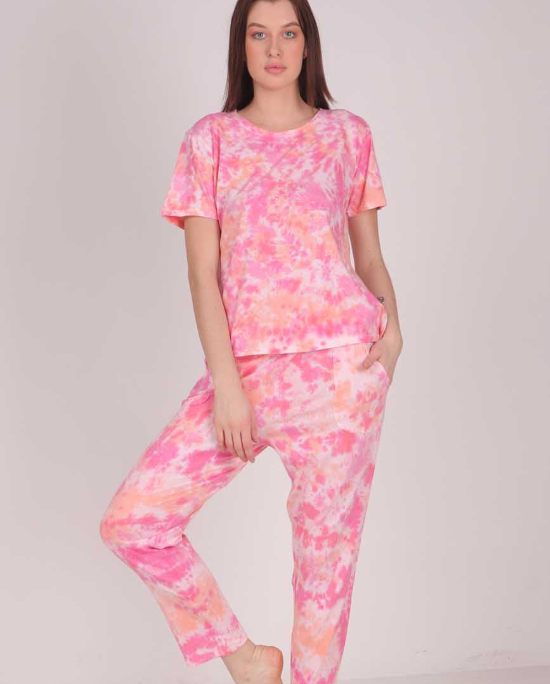 Cotton Tie Dye Pyjama Set